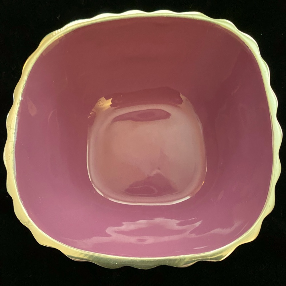 Small enameled bowl from Towle Silversmiths. EUC